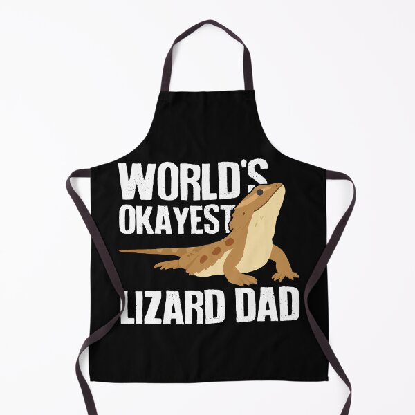Item preview, World's Okayest Lizard Dad designed and sold by Clara Hollins.