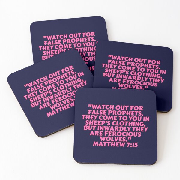 Item preview, Bible Verse Matthew 7:15 designed and sold by Prayingwarrior.
