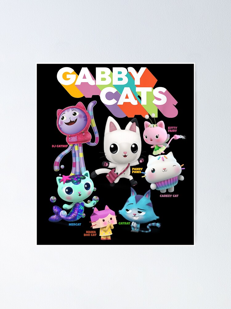 Gabby's Dollhouse - Gabbys cat Icons Poster for Sale by gaubong9277