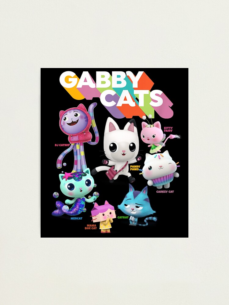 Gabby's Dollhouse - Gabbys cat Icons Photographic Print for Sale