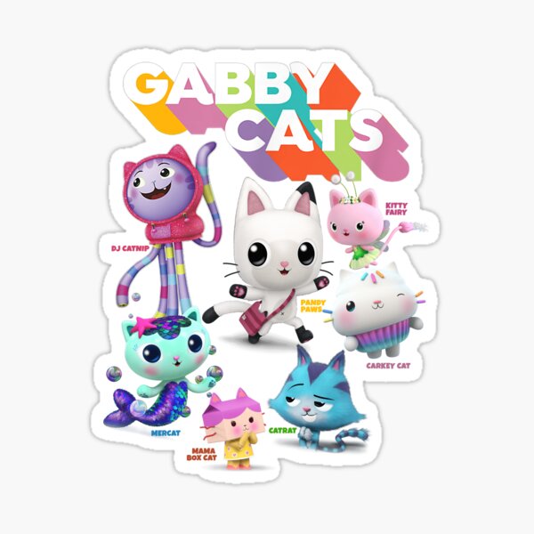 Sticker for Sale avec l'œuvre « Maison de poupée de Gabby - Icônes