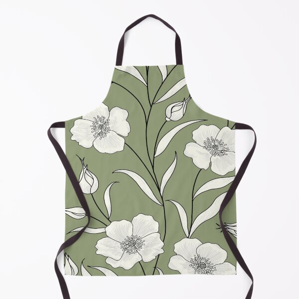 Item preview, Olive green floral  designed and sold by MLD112.