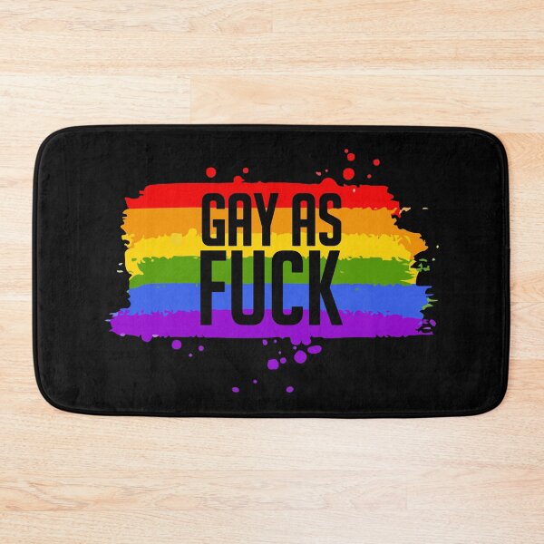 Item preview, Gay As Fuck LGBTQ Pride Gift designed and sold by TTFMerch.