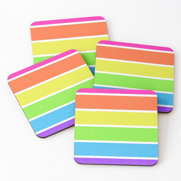 Item preview, Stripes Bright Rainbow designed and sold by wordznart.