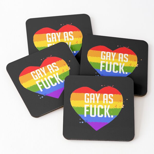 Item preview, Gay As Fuck LGBTQ Pride Gift designed and sold by TTFMerch.
