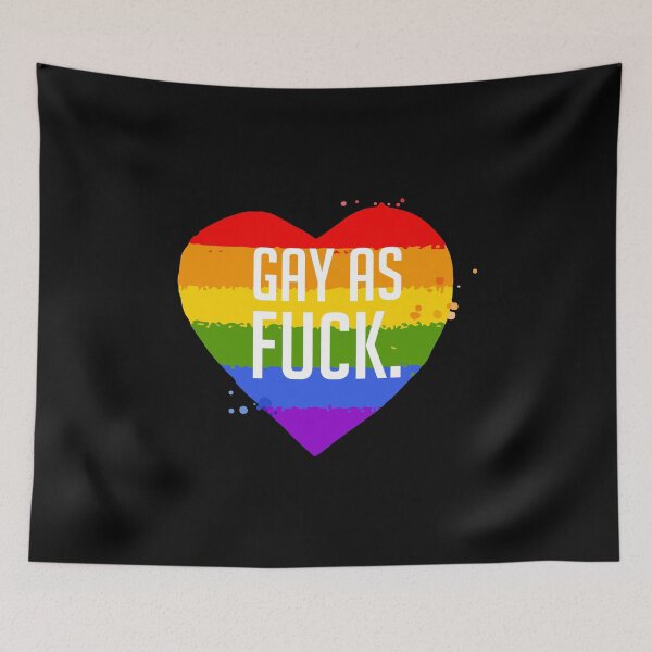 Item preview, Gay As Fuck LGBTQ Pride Gift designed and sold by TTFMerch.