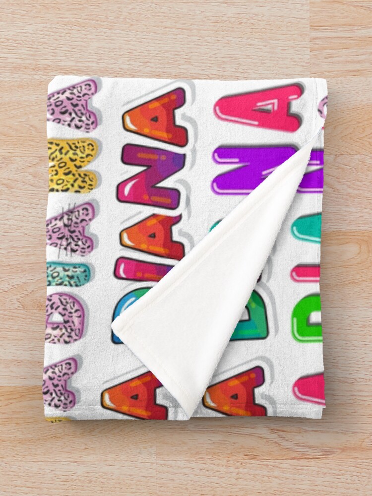 "The Kids Diana Show, Diana Sticker Pack" Throw Blanket by graphic