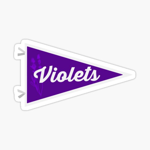 Item preview, NYU Violets Pennant  designed and sold by emma-wutson.