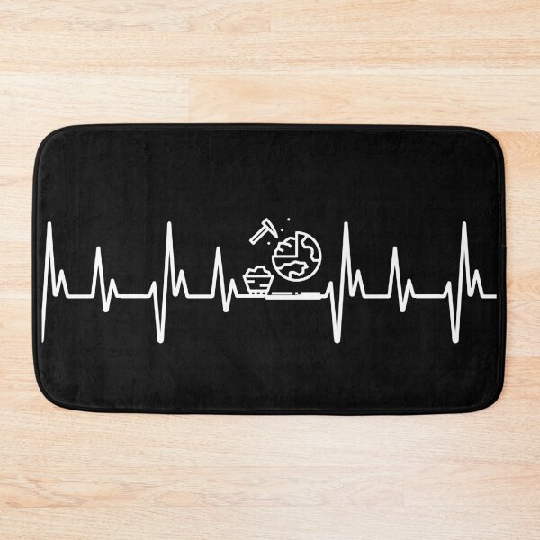 Item preview, I love Geology, I love mining geologist and mine worker minimalist  heartbeat designed and sold by TheGeoShop.