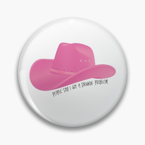 Artikelvorschau, Trinkproblem mit rosa Cowboyhut entworfen und verkauft von rswel22.