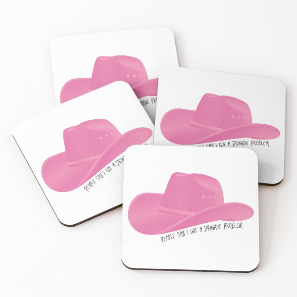 Item preview, Pink Cowboy Hat Drinkin' Problem designed and sold by rswel22.