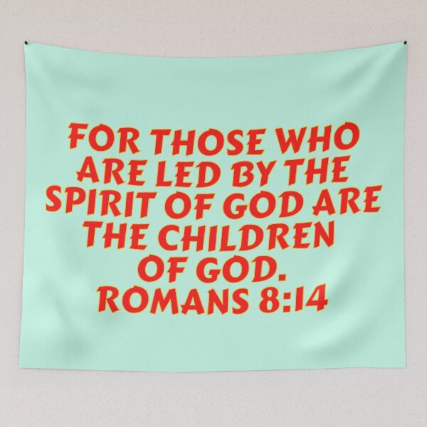 Item preview, Bible Verse Romans 8:14 designed and sold by Prayingwarrior.
