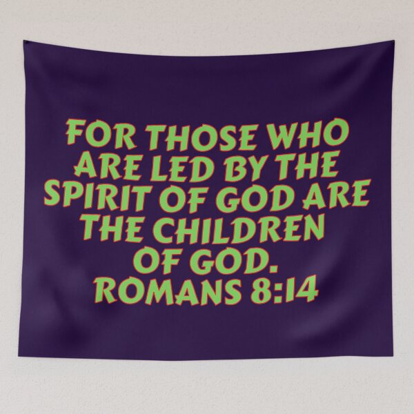 Item preview, Bible Verse Romans 8:14 designed and sold by Prayingwarrior.