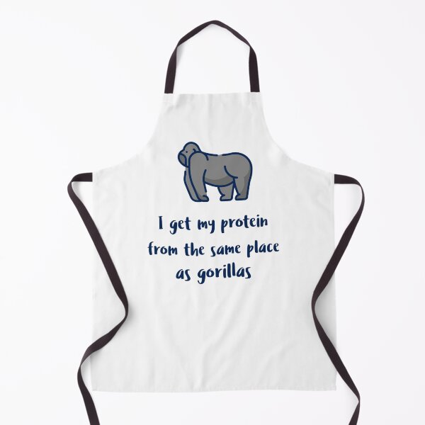 Item preview, I Get My Protein From The Same Place As Gorillas Healthy Vegan Foods designed and sold by Sweevy Swag.