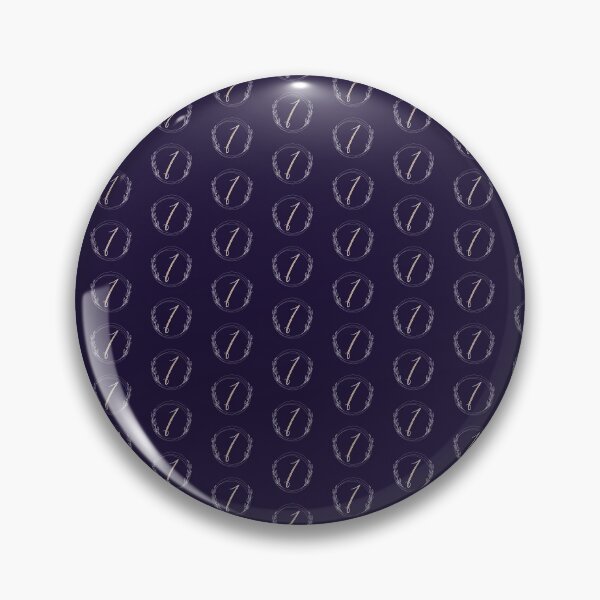 Item preview, Letter I - Gold Leaves, blue pattern designed and sold by Rionda.