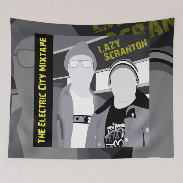 Item preview, The Electric City Mixtape | Black and White designed and sold by doctorheadly.