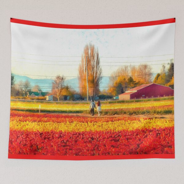 Item preview, Strolling Through Tulip Fields in Skagit Valley designed and sold by SeaChangeDesign.