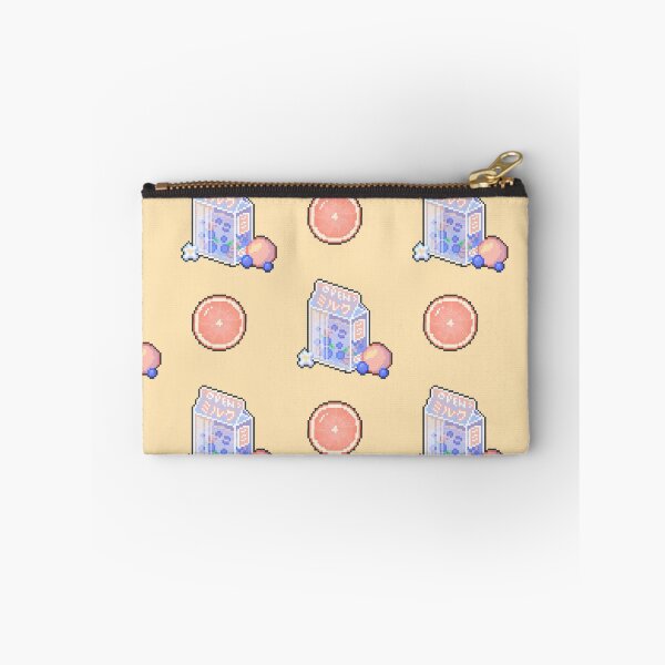 Item preview, Blueberry Citrus Milk Carton Pixel Art designed and sold by homotropic.
