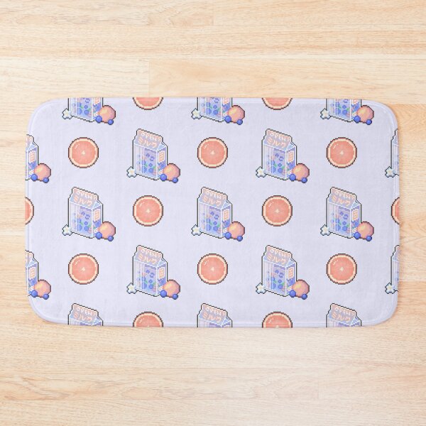 Item preview, Blueberry Citrus Milk Carton Pixel Art designed and sold by homotropic.
