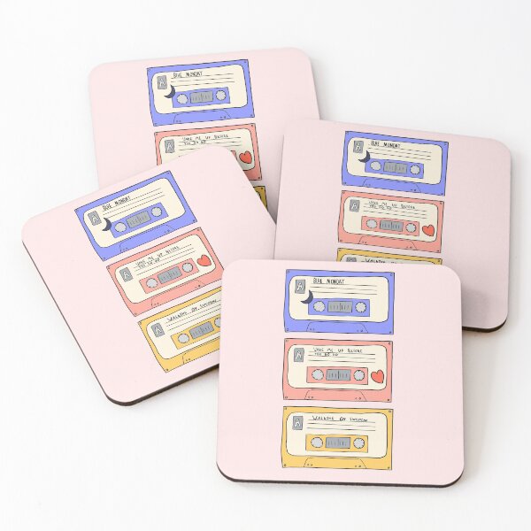 Item preview, Blue pink yellow cassette tapes designed and sold by lemonsNlavender.