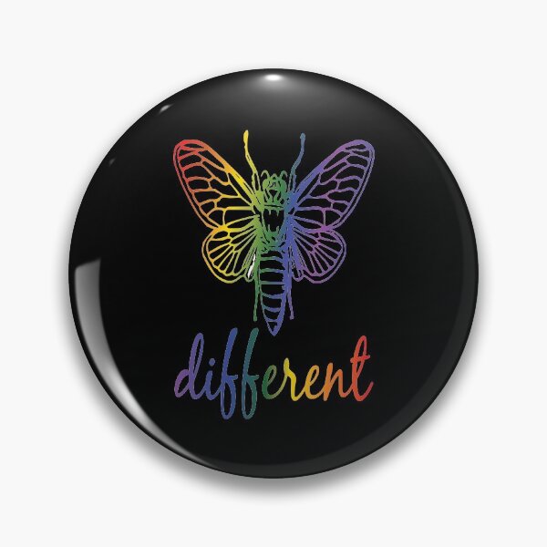 Item preview, Bee Different. Rainbow Bee.  designed and sold by luvmhykdesigns.