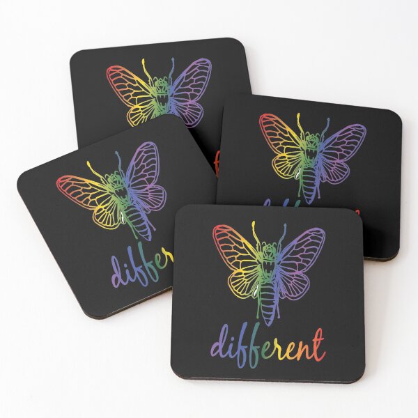 Item preview, Bee Different. Rainbow Bee.  designed and sold by luvmhykdesigns.