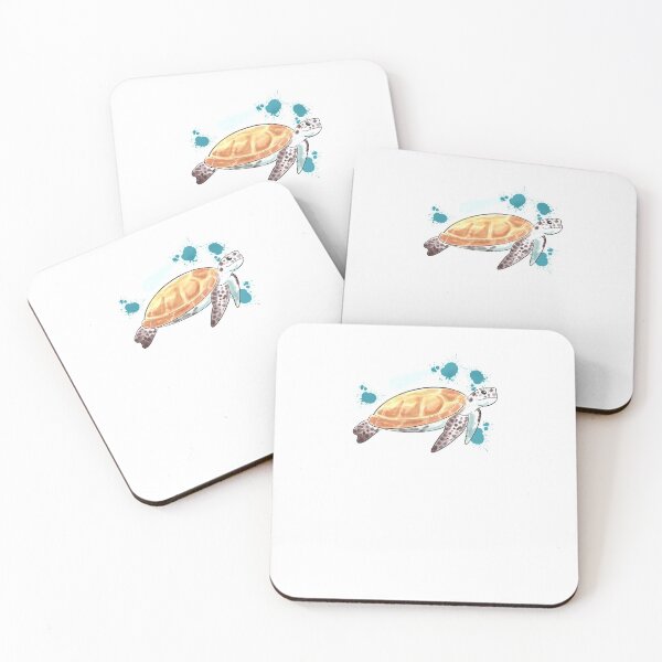 Item preview, watercolor sea turtle - adorable designed and sold by Atleta-Cali.