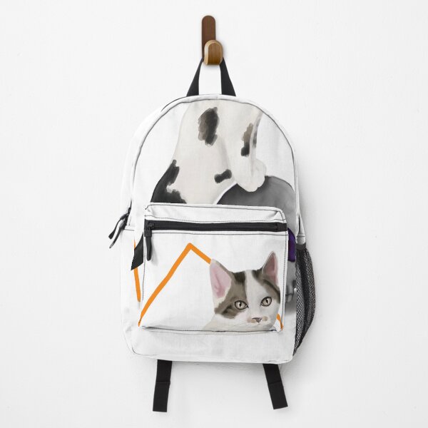 Item preview, Cat and skull designed and sold by Colonels Basement.
