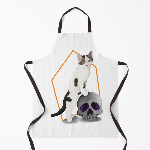 Item preview, Cat and skull designed and sold by Colonels  Basement.