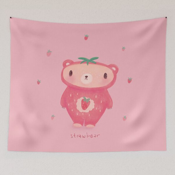 Item preview, Strawbear | Strawberry Bear designed and sold by moonlitdoodl.