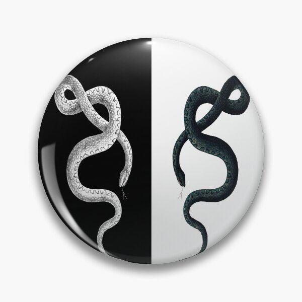 Item preview, Black and white snakes designed and sold by Astralia.