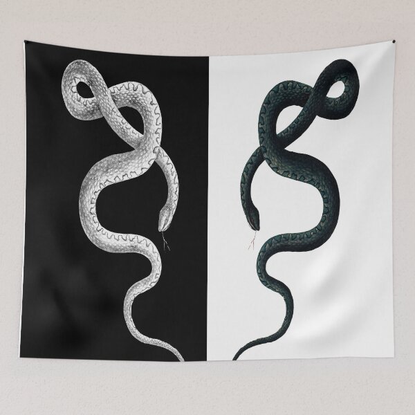 Item preview, Black and white snakes designed and sold by Astralia.