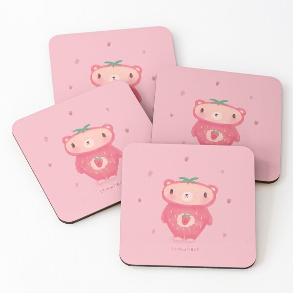 Item preview, Strawbear | Strawberry Bear designed and sold by moonlitdoodl.