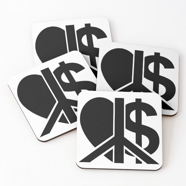 Item preview, Peace Love and Cash Flow; designed and sold by StickerApe.