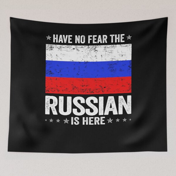 Item preview, Have No Fear The Russian Is Here  Russia Flag Design designed and sold by JJDzignsShop.
