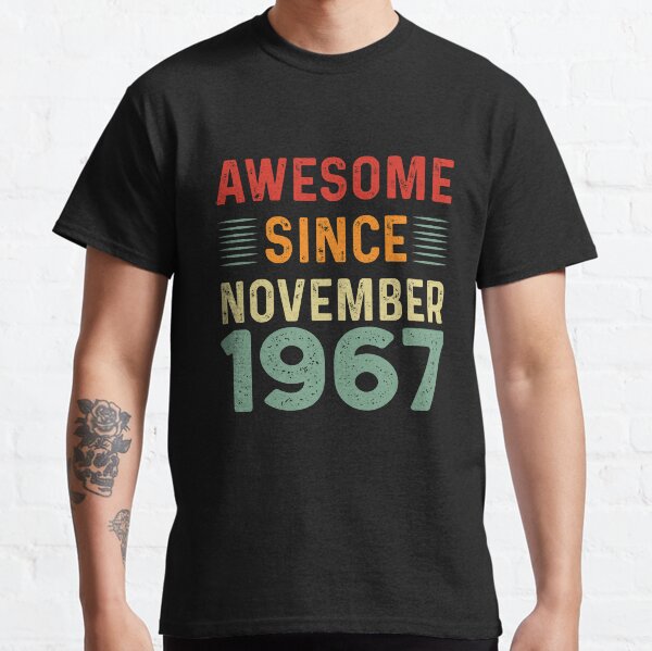 Genial seit November 1967 Vintage Geburtstagshemd Classic T-Shirt