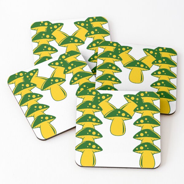 Item preview, Green/Yellow Mushroom designed and sold by CraftByHand.