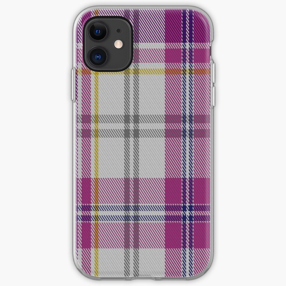 01066 Confederate Rose Commemorative Tartan iPhone Case & Cover