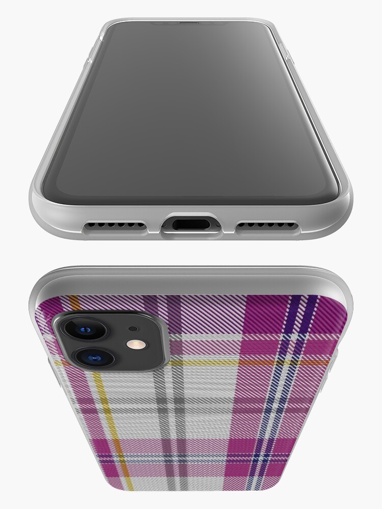 Alternate view of 01066 Confederate Rose Commemorative Tartan iPhone Case & Cover