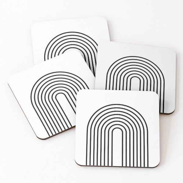 Item preview, minimal arches - black + white designed and sold by bellpeppa.