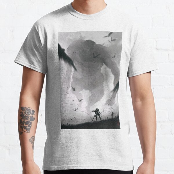 Levi vs Beast Titan Artwork - Attaque sur Titan T-shirt classique