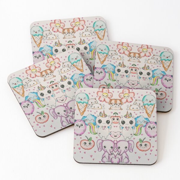 Item preview, Kawaii pattern designed and sold by bubee.