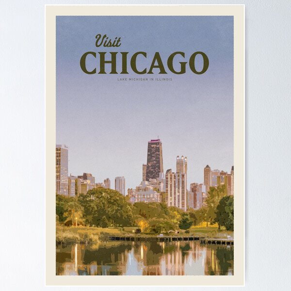 Item preview, Visit Chicago designed and sold by CallumGardiner.