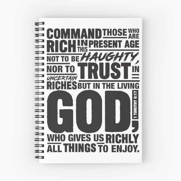 Item preview, 1 Timothy 6:17 designed and sold by plushism.