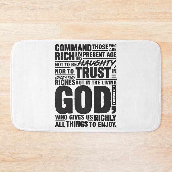Item preview, 1 Timothy 6:17 designed and sold by plushism.