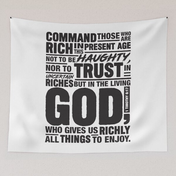Item preview, 1 Timothy 6:17 designed and sold by plushism.