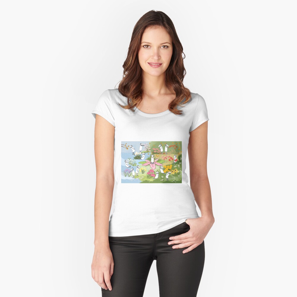 Artikel-Vorschau von Tailliertes Rundhals-Shirt, designt und verkauft von IsabellaSchaf.