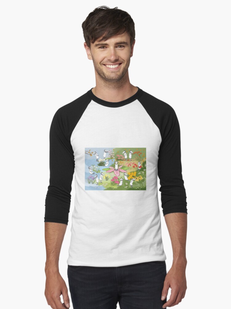Thumbnail 1 von 3, Baseballshirt mit 3/4-Arm, Isabella Schafs Garten designt und verkauft von IsabellaSchaf.