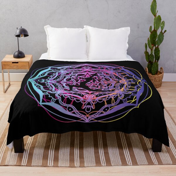 Item preview, Warrior pose mandala designed and sold by eyoginminimal.