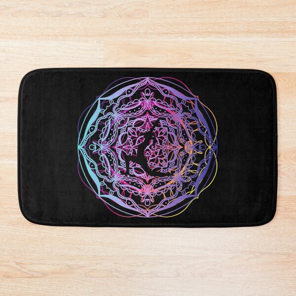 Item preview, Warrior pose mandala  designed and sold by eyoginminimal.